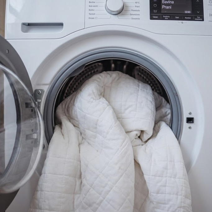 Snadná údržba a praní zátěžové deky Cotton